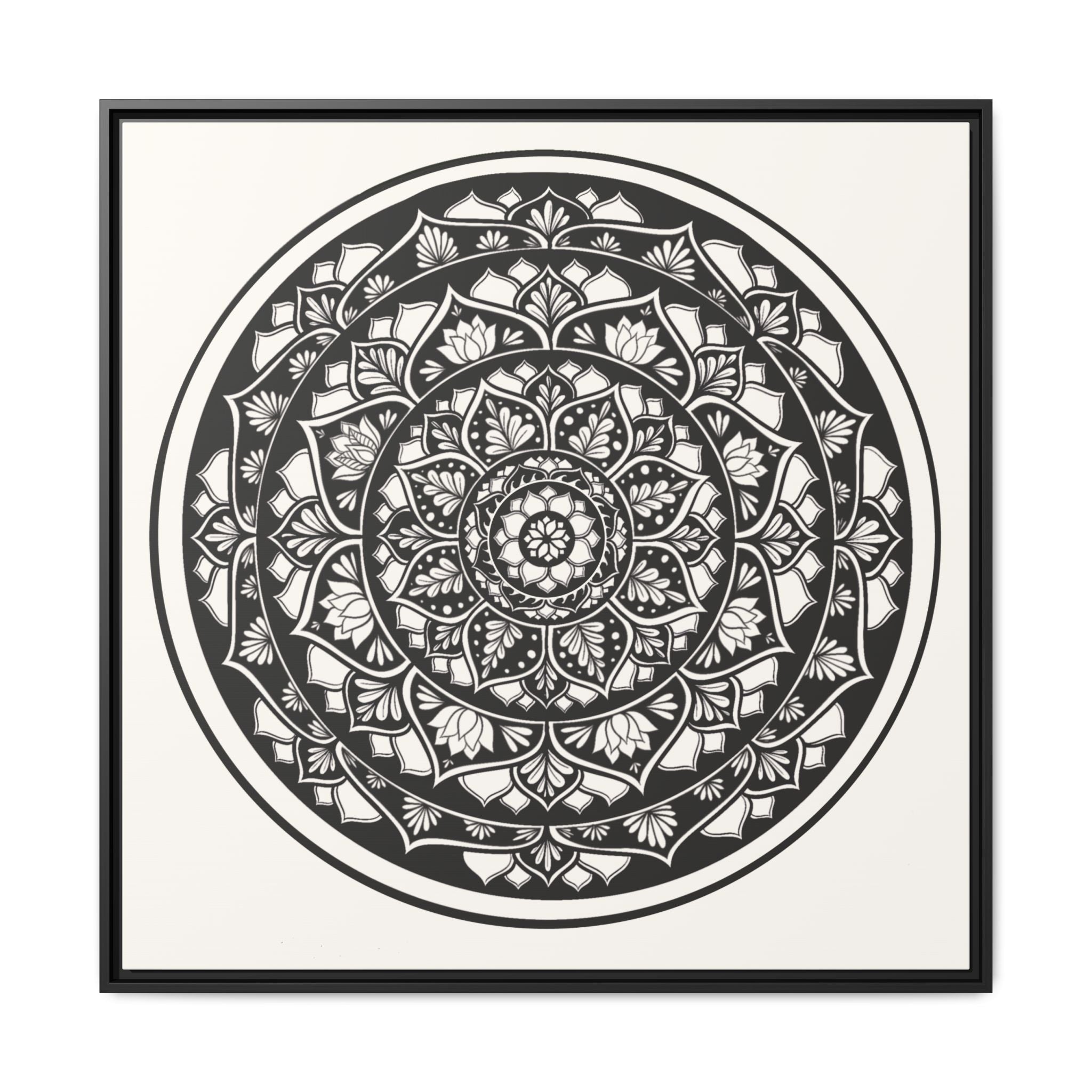 Framed Canvas Mandala | THE ART OF STILLNESS