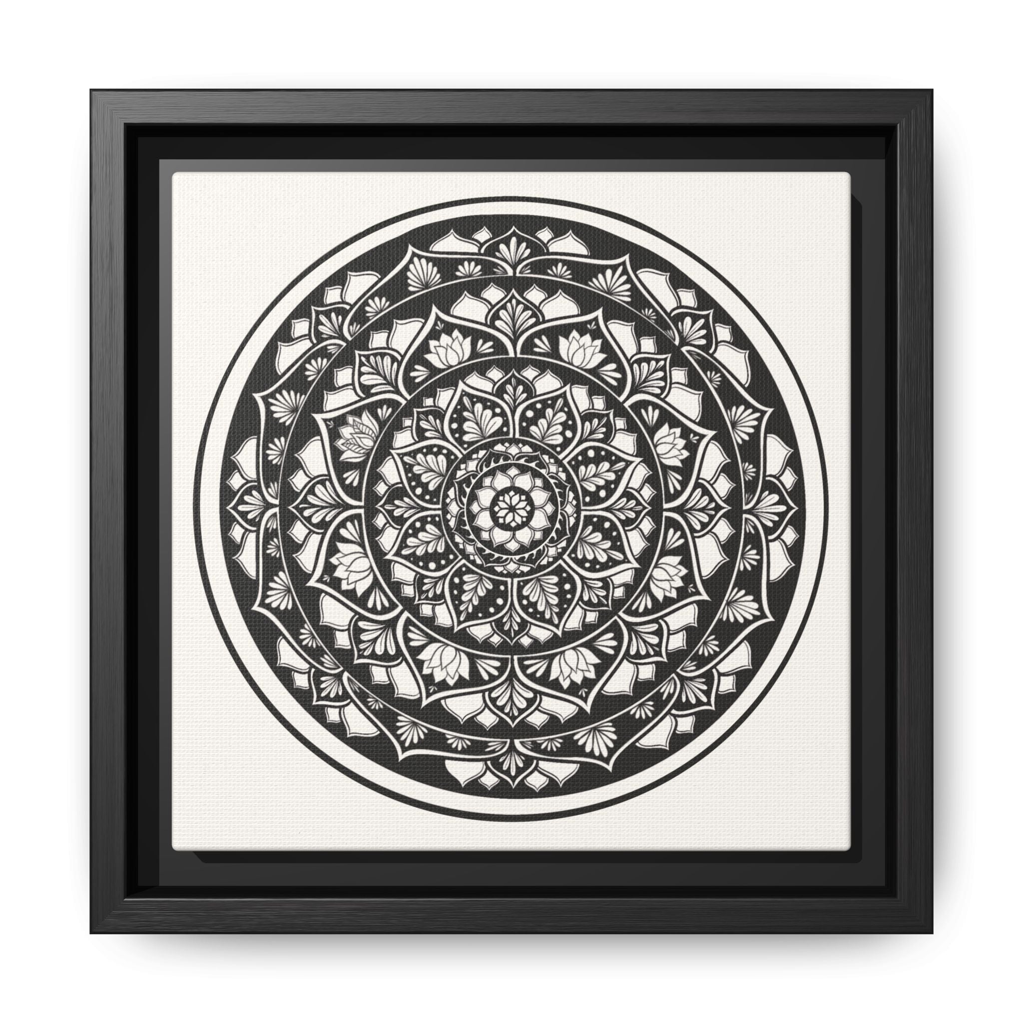 Framed Canvas Mandala | THE ART OF STILLNESS
