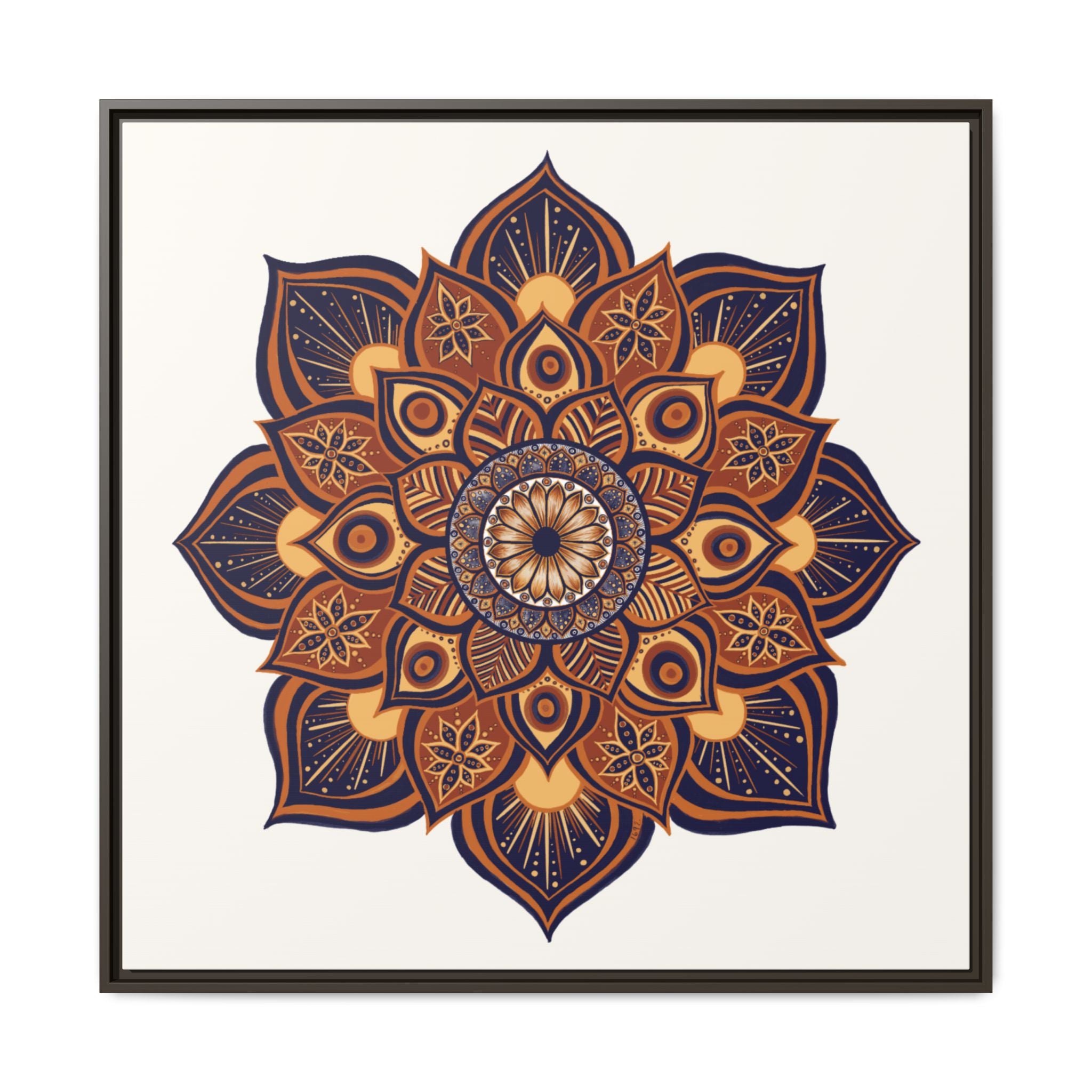 Framed Canvas Mandala | THE ART OF RESILIENCE