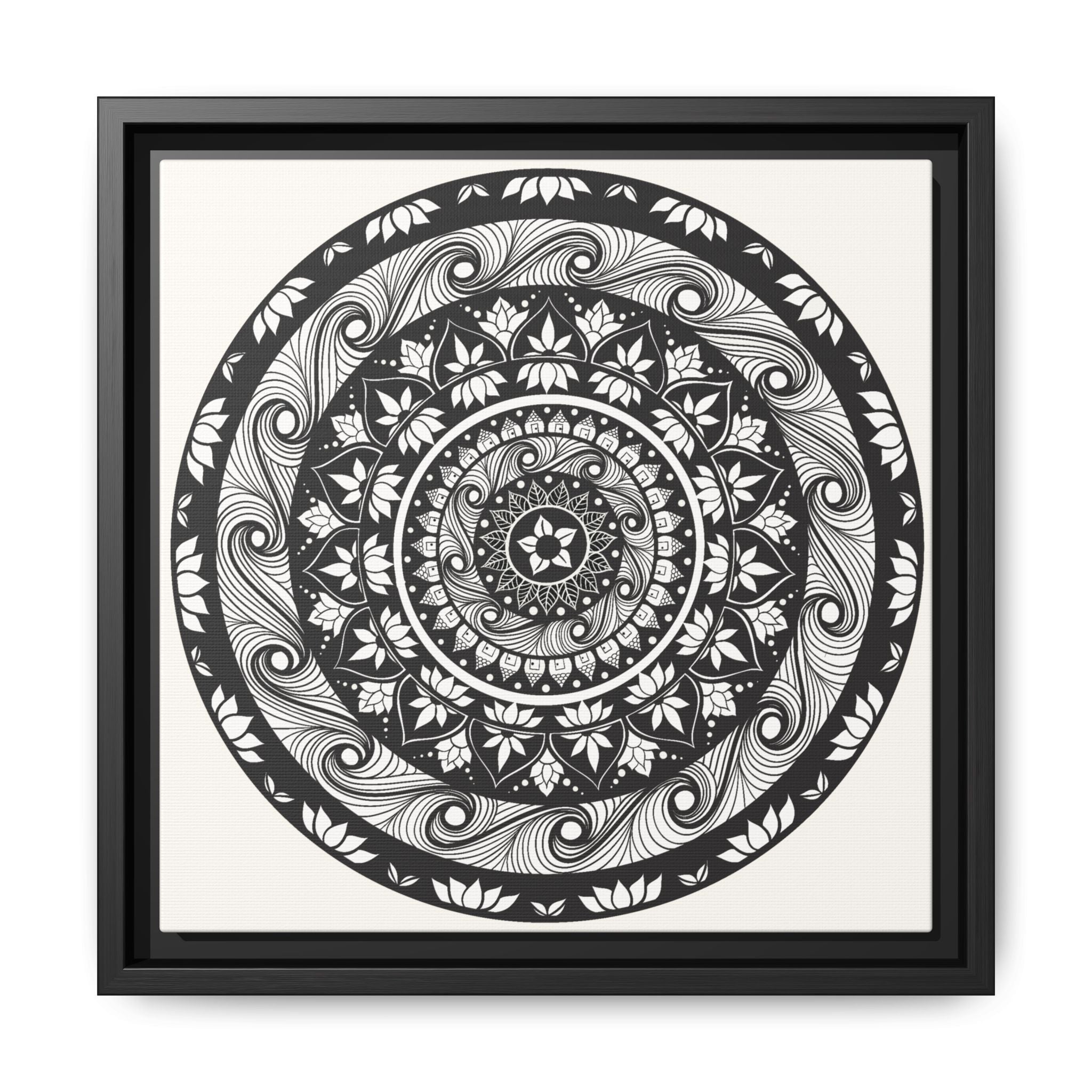 Framed Canvas Mandala | THE ART OF RETURNING HOME