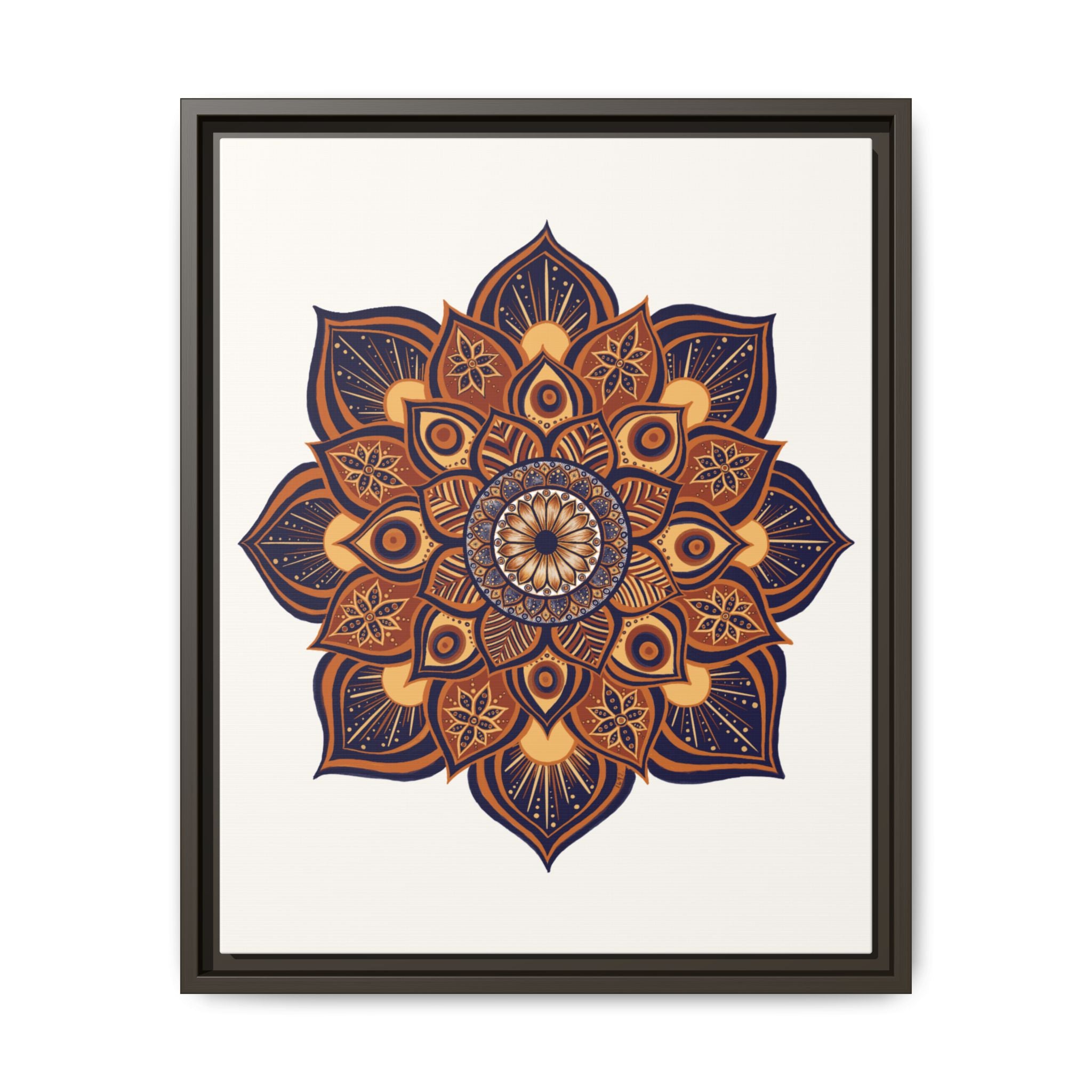 Framed Canvas Mandala | THE ART OF RESILIENCE