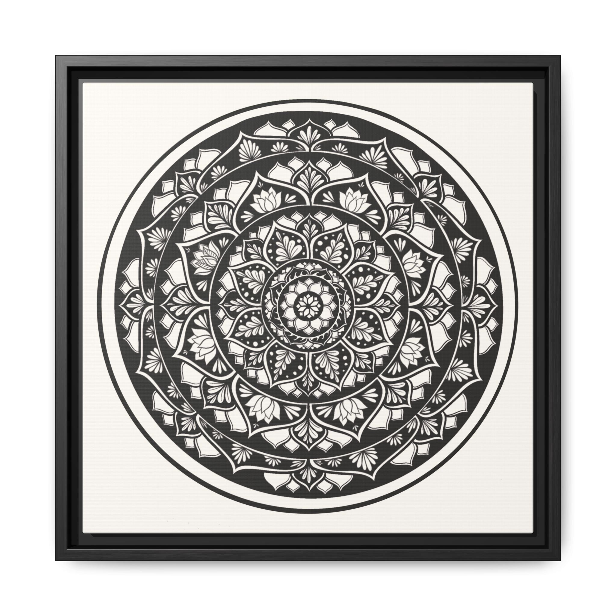 Framed Canvas Mandala | THE ART OF STILLNESS