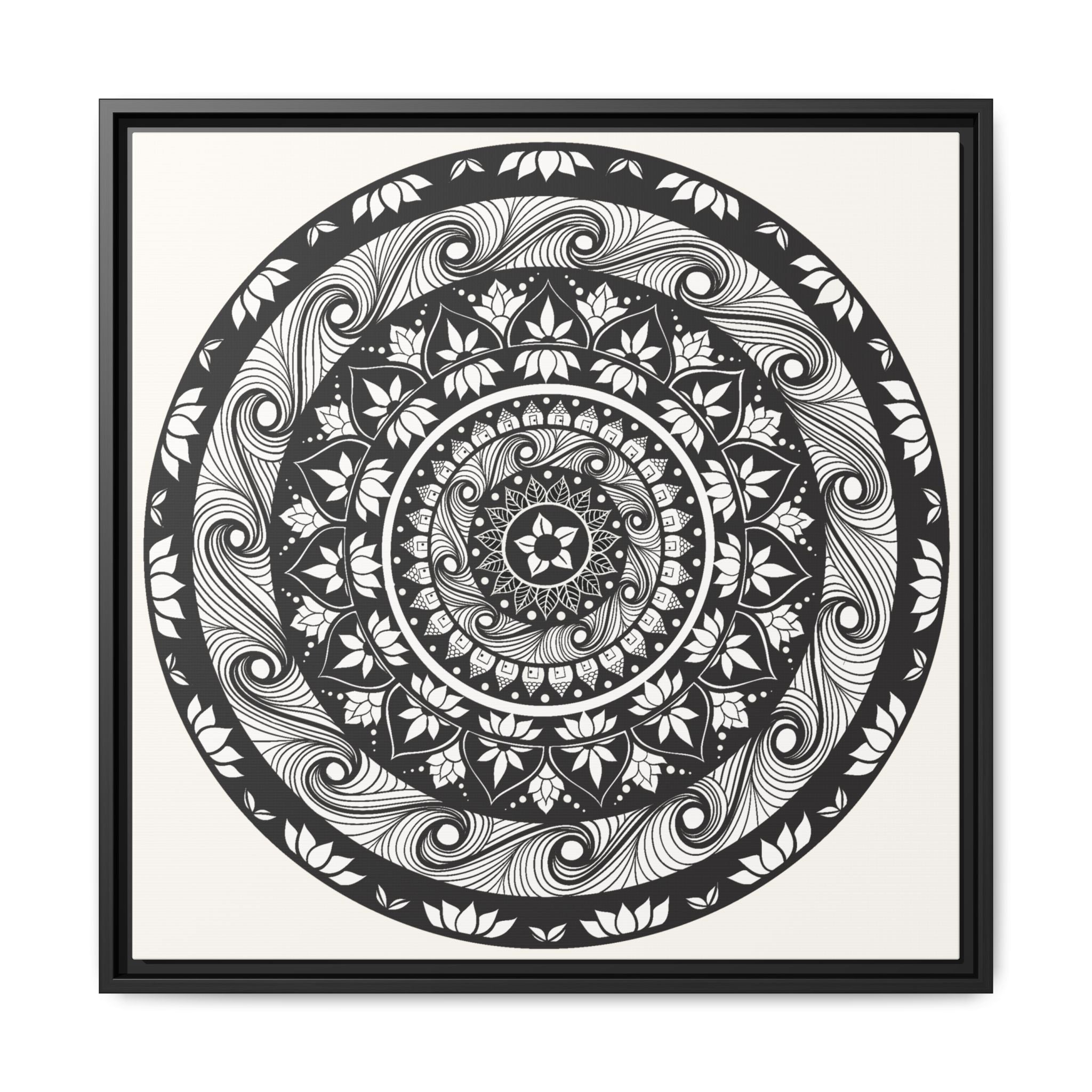 Framed Canvas Mandala | THE ART OF RETURNING HOME