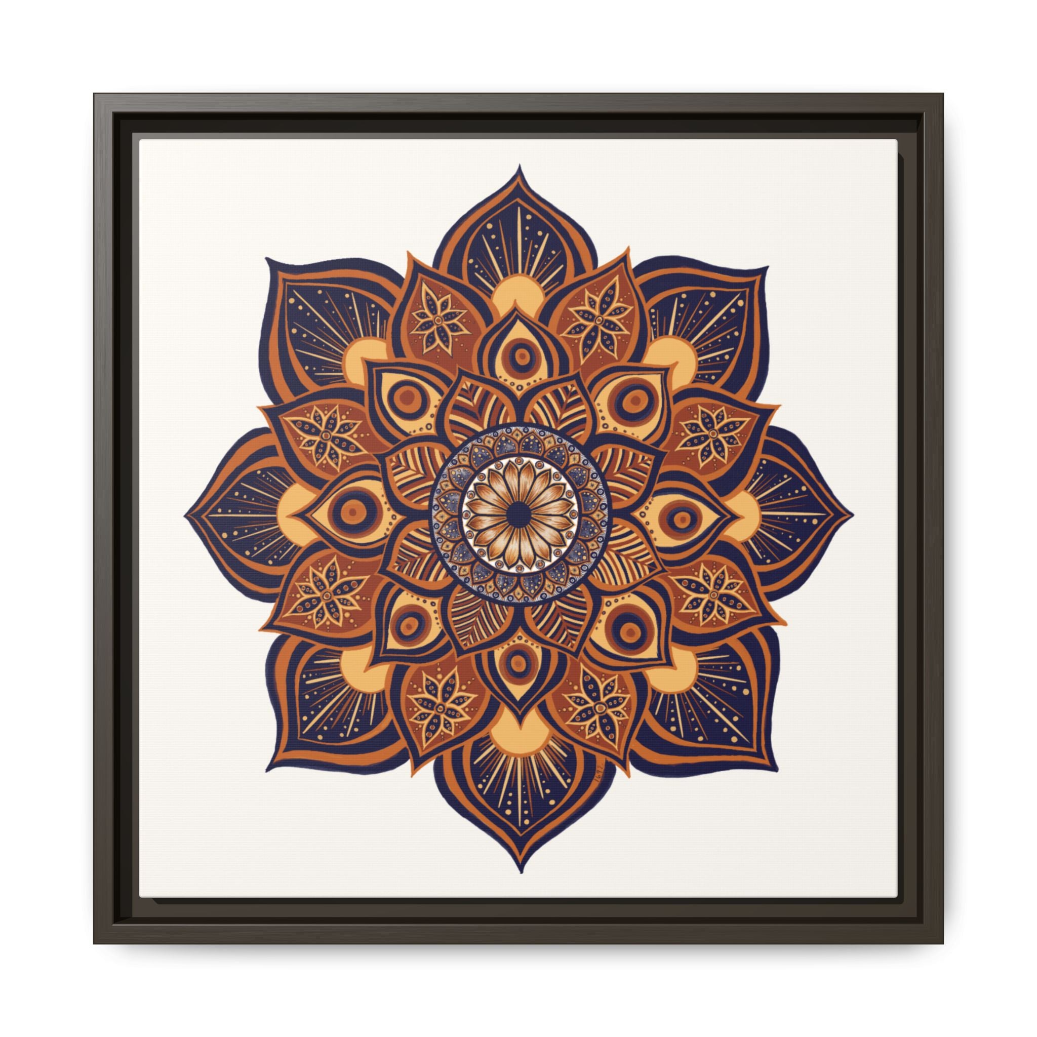 Framed Canvas Mandala | THE ART OF RESILIENCE