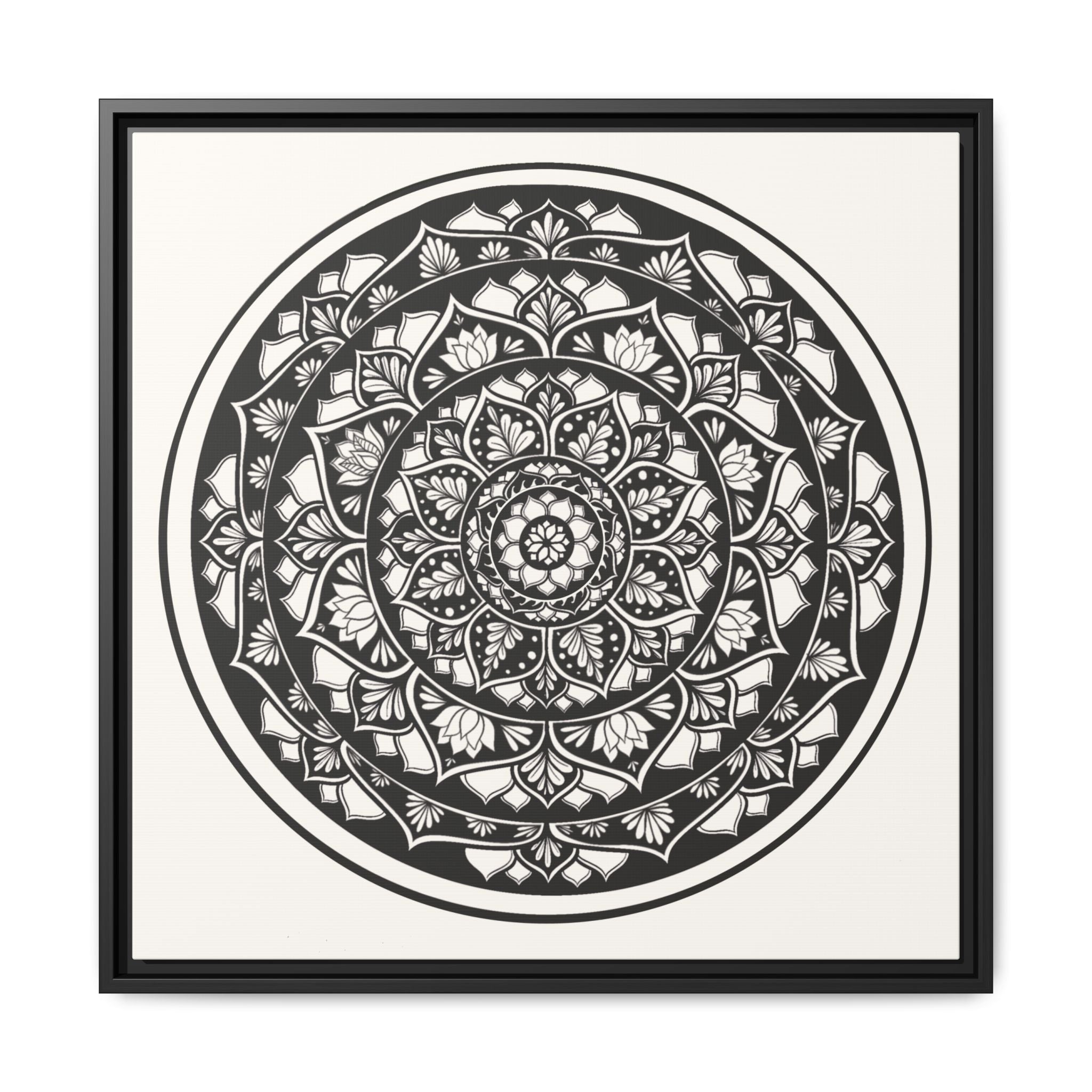 Framed Canvas Mandala | THE ART OF STILLNESS