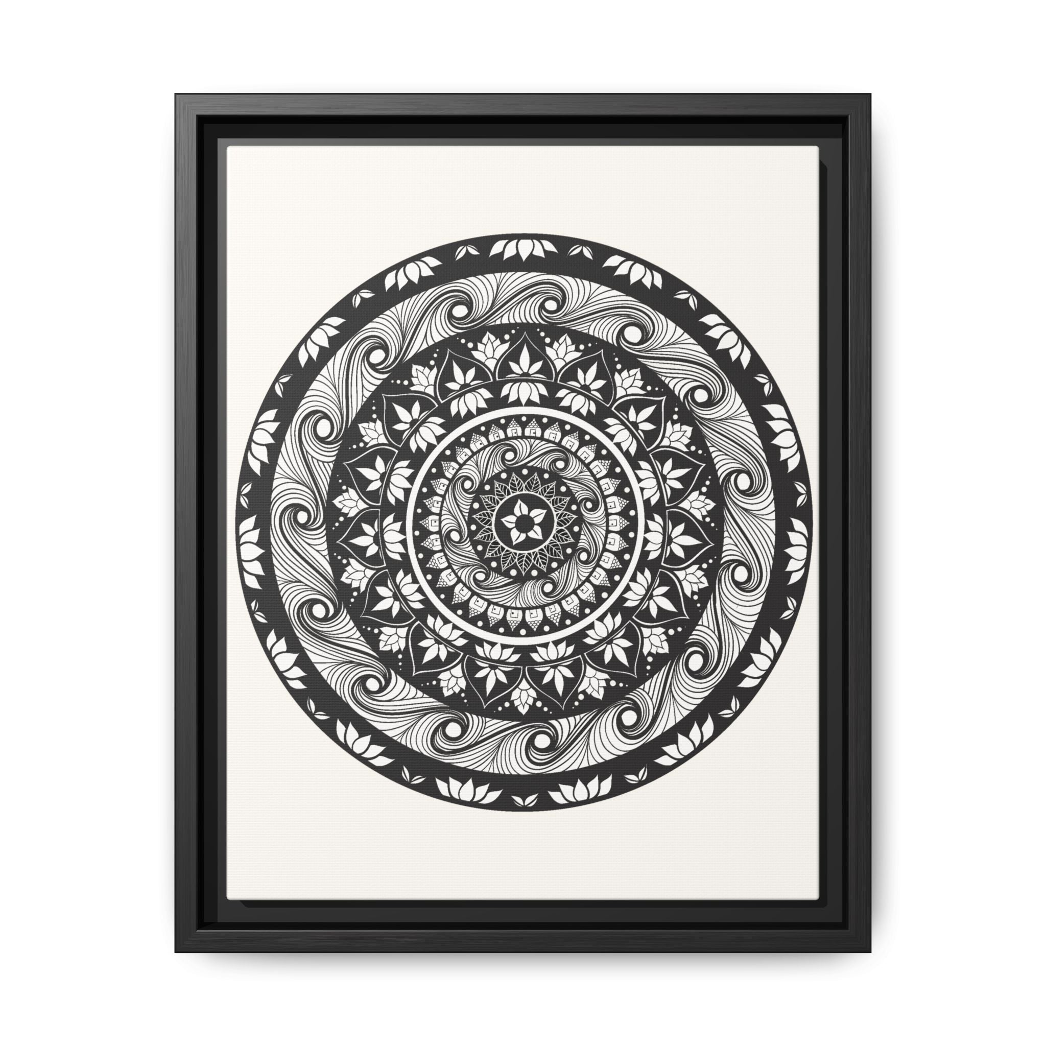 Framed Canvas Mandala | THE ART OF RETURNING HOME