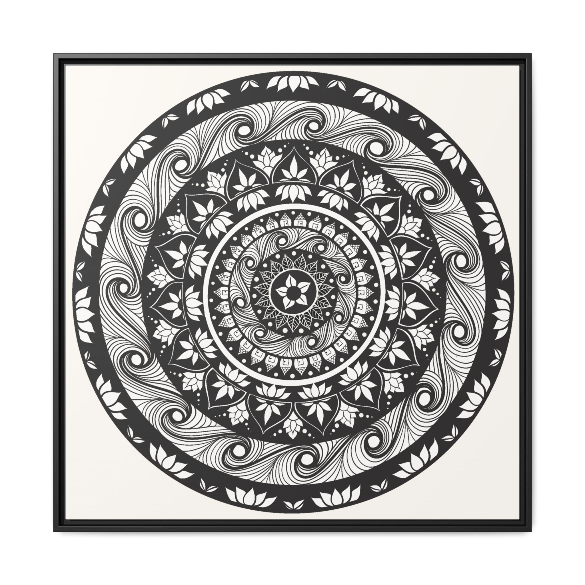 Framed Canvas Mandala | THE ART OF RETURNING HOME