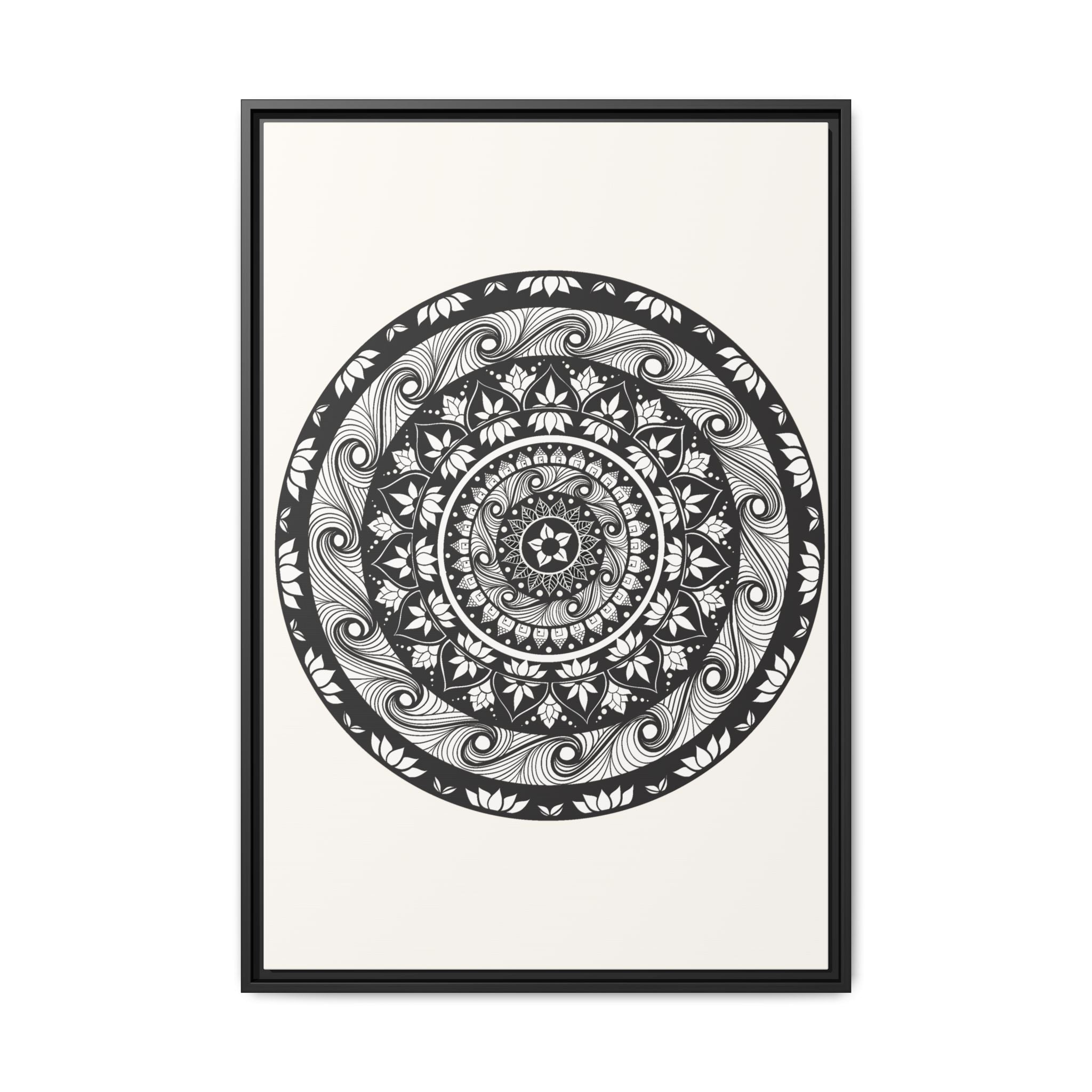 Framed Canvas Mandala | THE ART OF RETURNING HOME