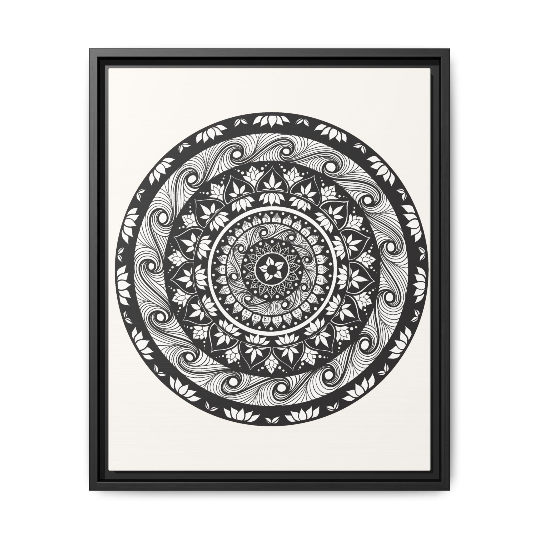 Framed Canvas Mandala | THE ART OF RETURNING HOME