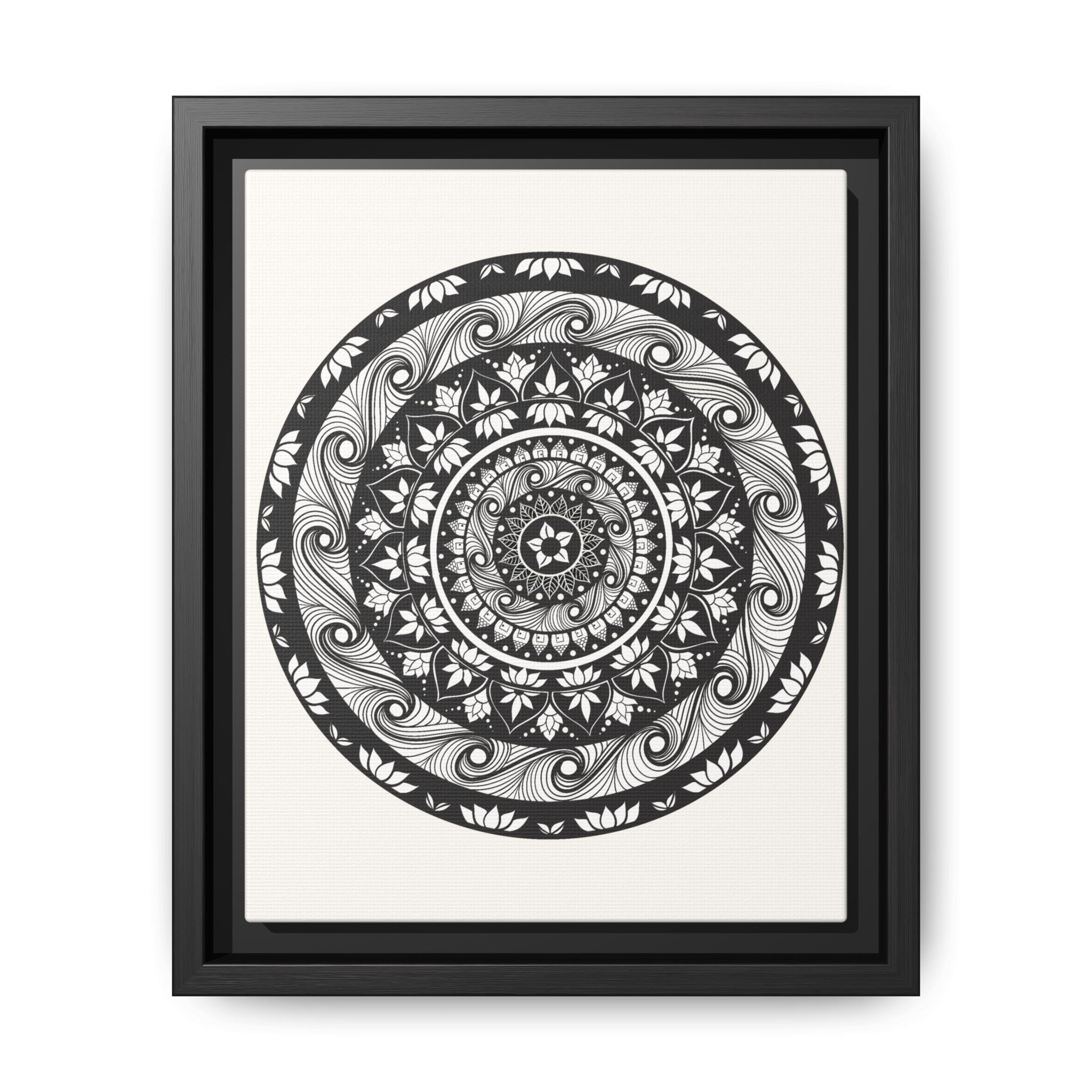 Framed Canvas Mandala | THE ART OF RETURNING HOME