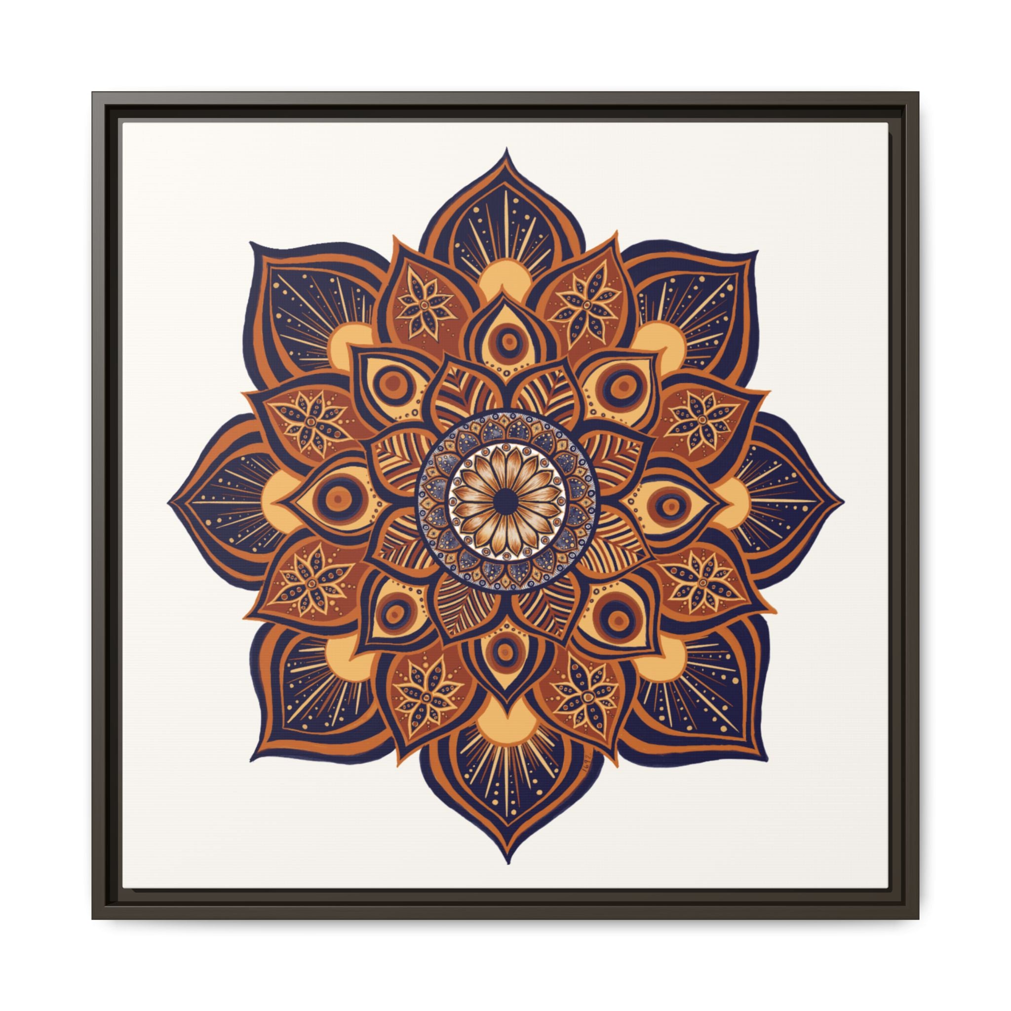 Framed Canvas Mandala | THE ART OF RESILIENCE
