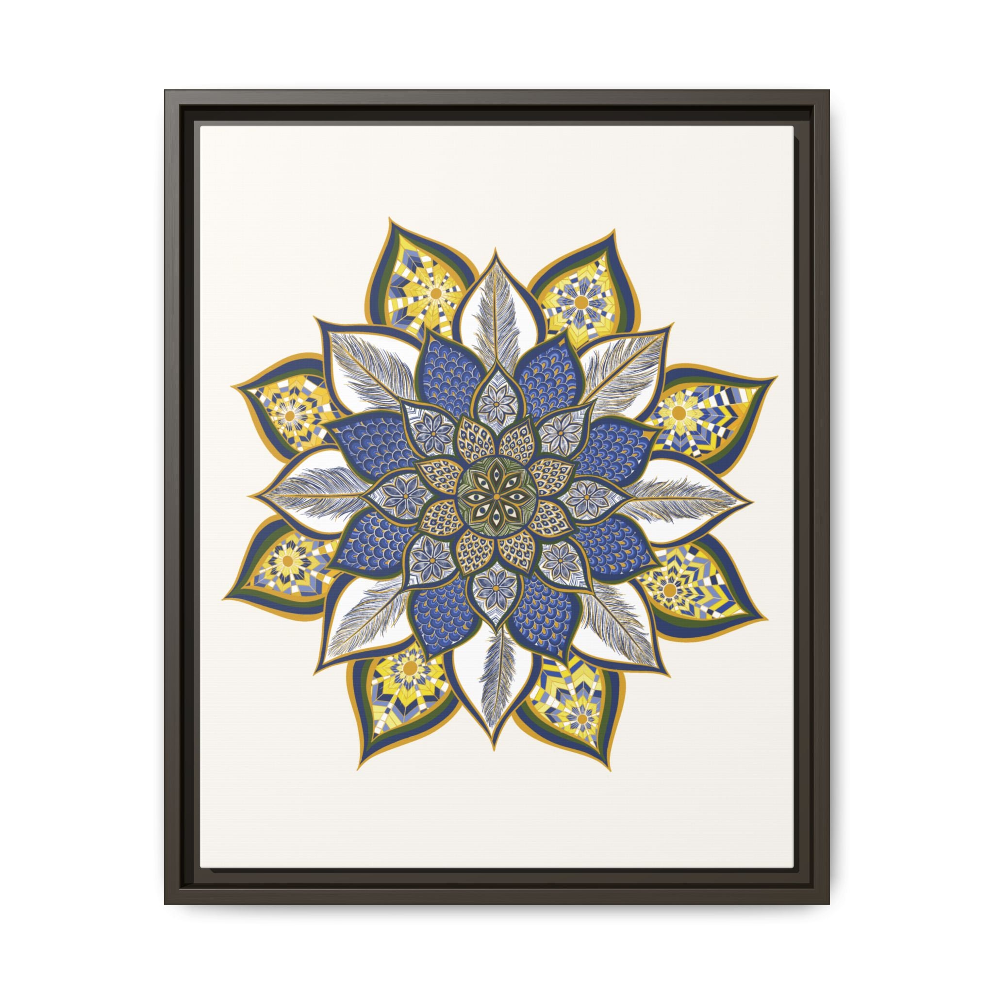 Framed Canvas Mandala | THE ART OF FAITH