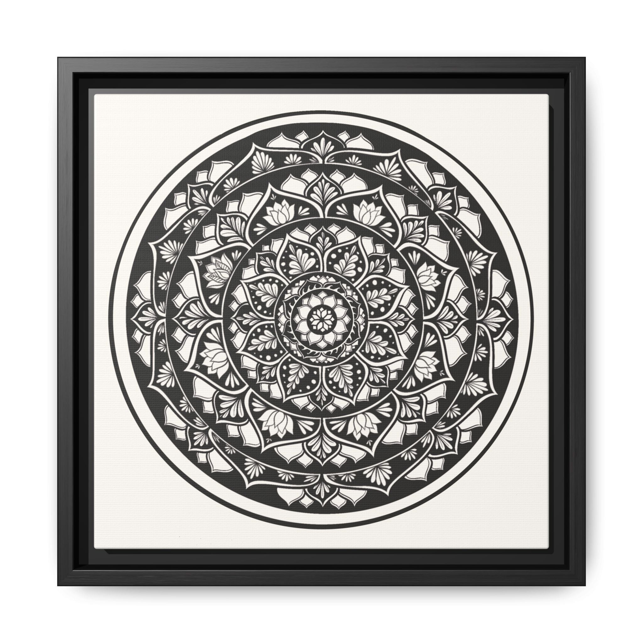 Framed Canvas Mandala | THE ART OF STILLNESS