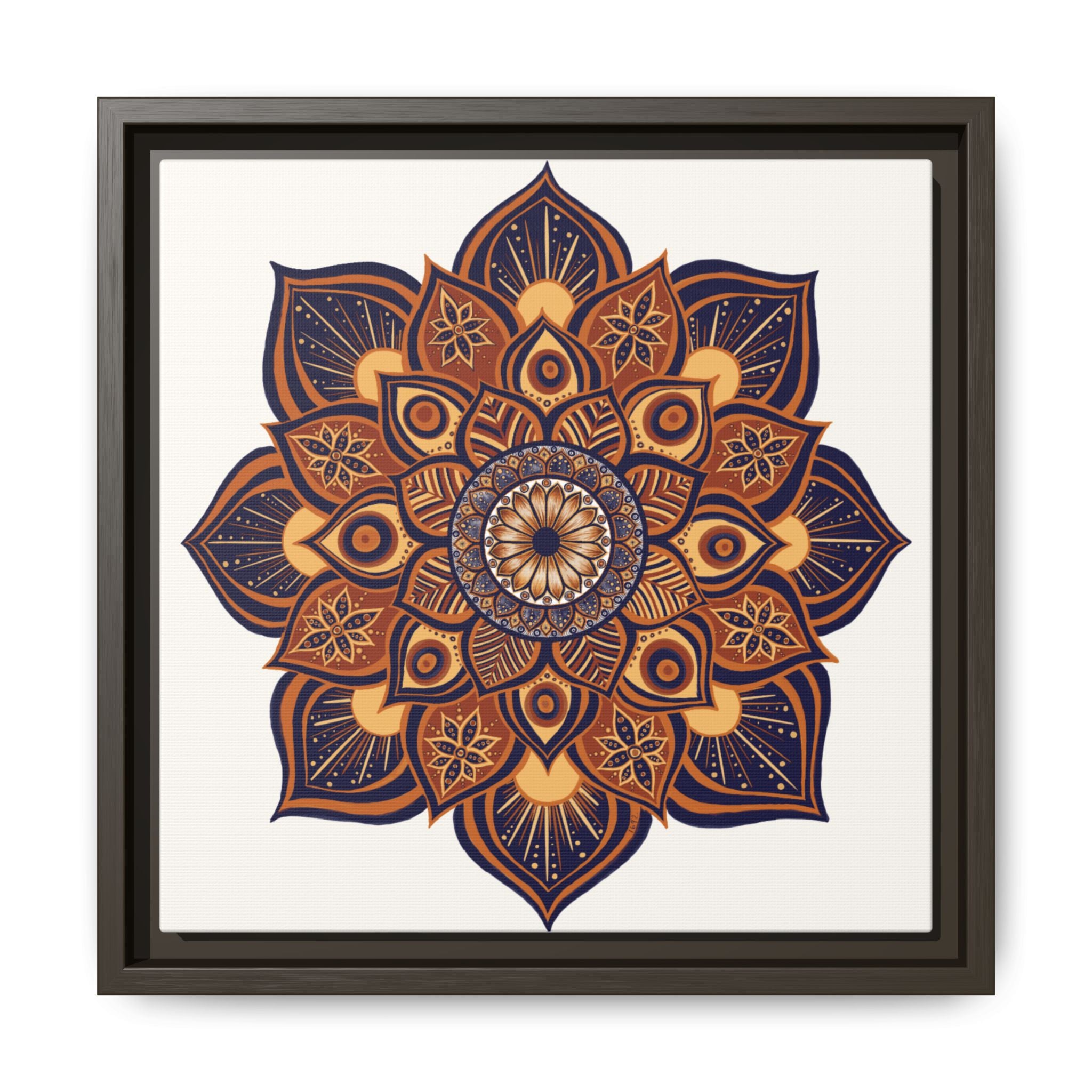 Framed Canvas Mandala | THE ART OF RESILIENCE
