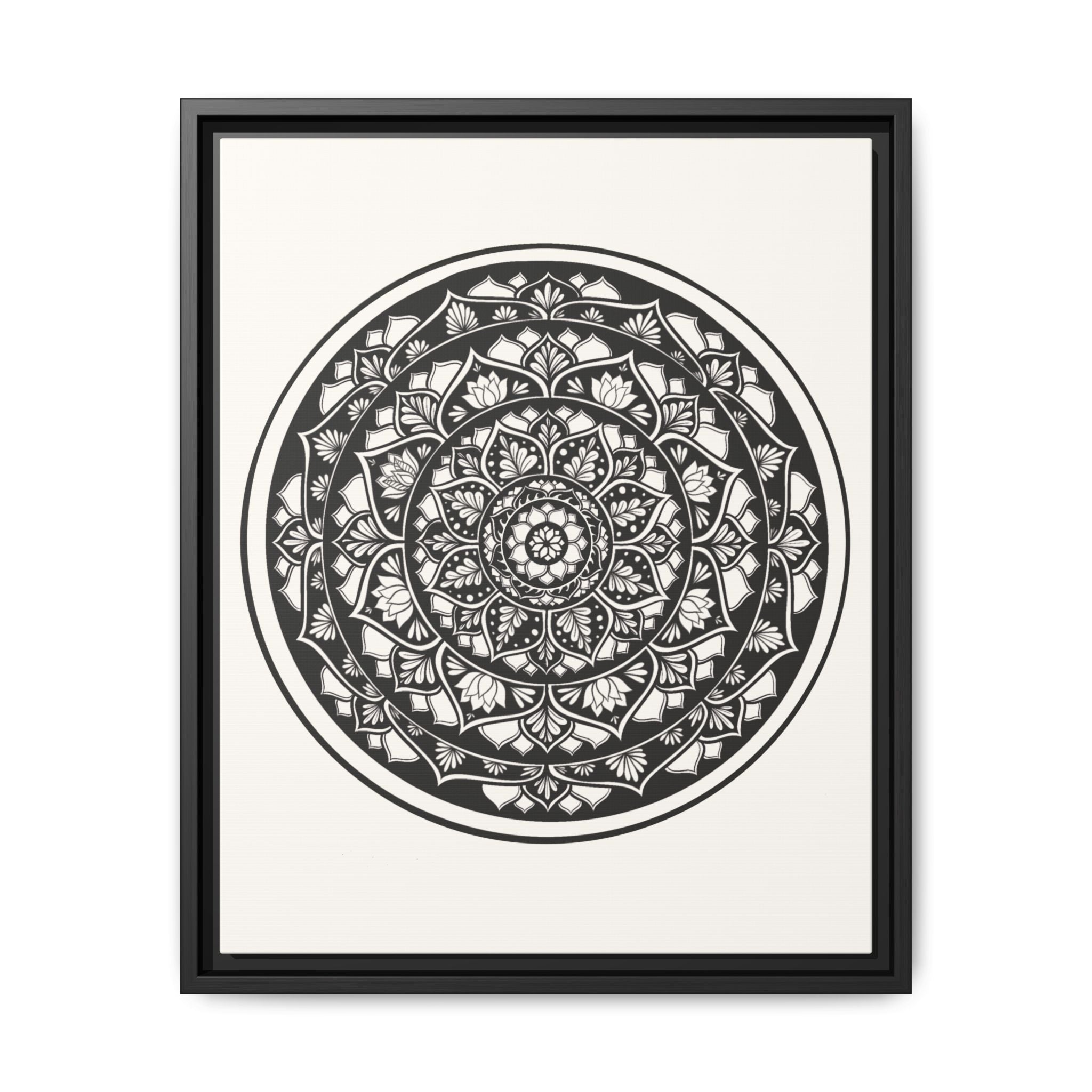 Framed Canvas Mandala | THE ART OF STILLNESS
