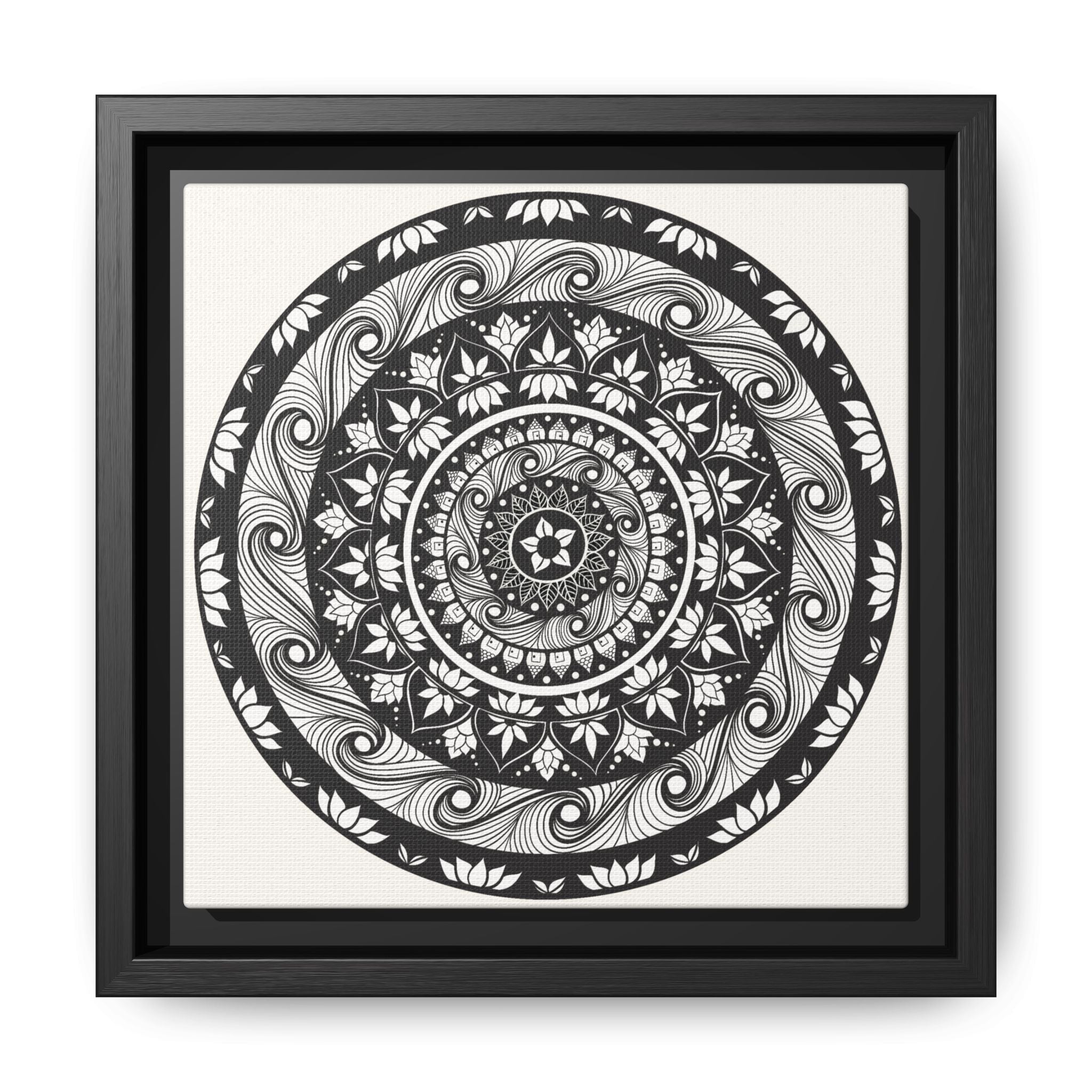 Framed Canvas Mandala | THE ART OF RETURNING HOME