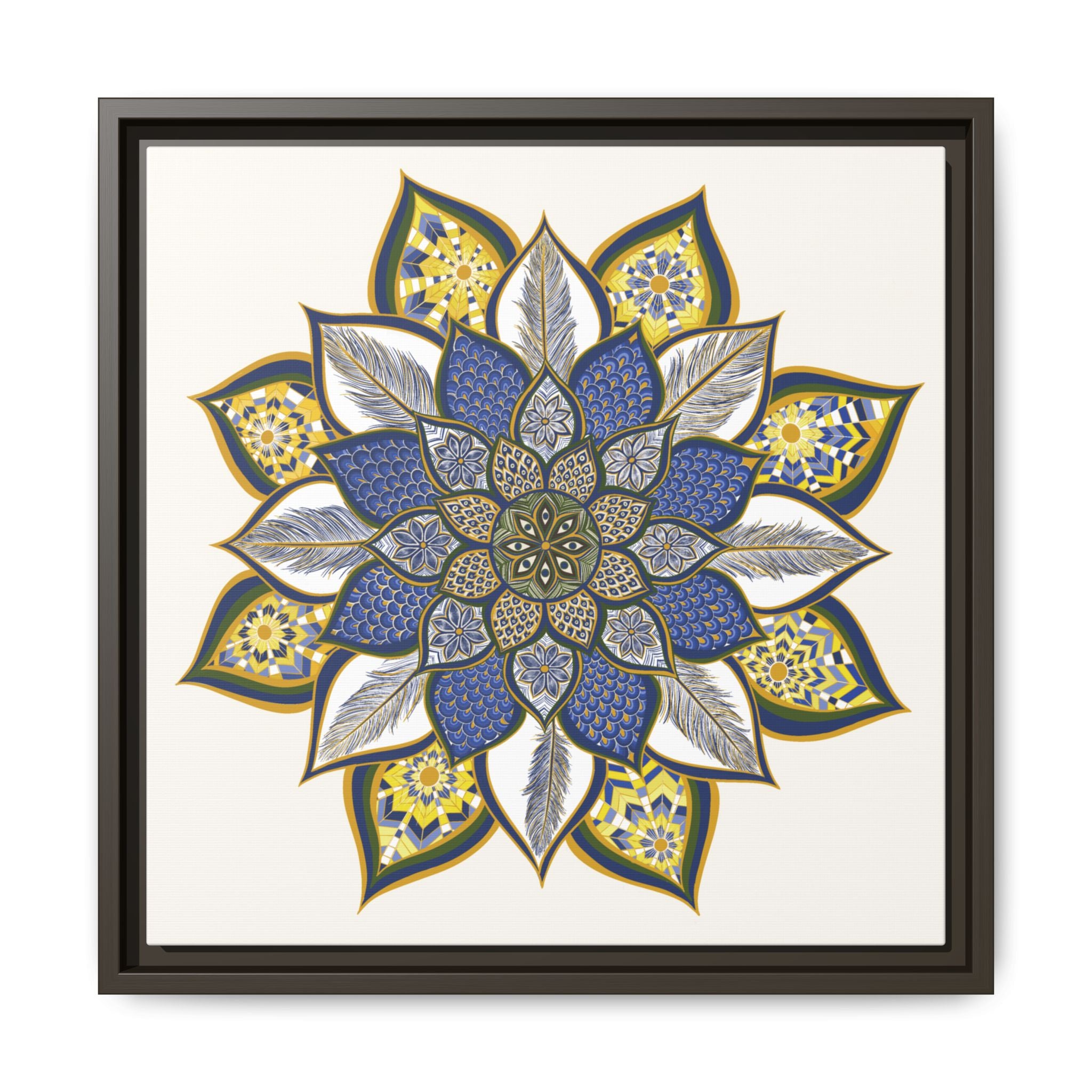 Framed Canvas Mandala | THE ART OF FAITH