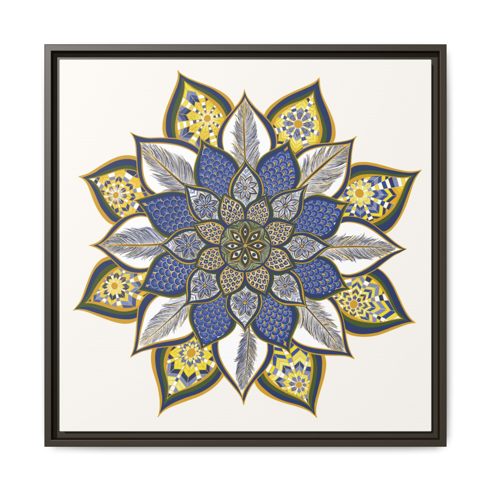 Framed Canvas Mandala | THE ART OF FAITH