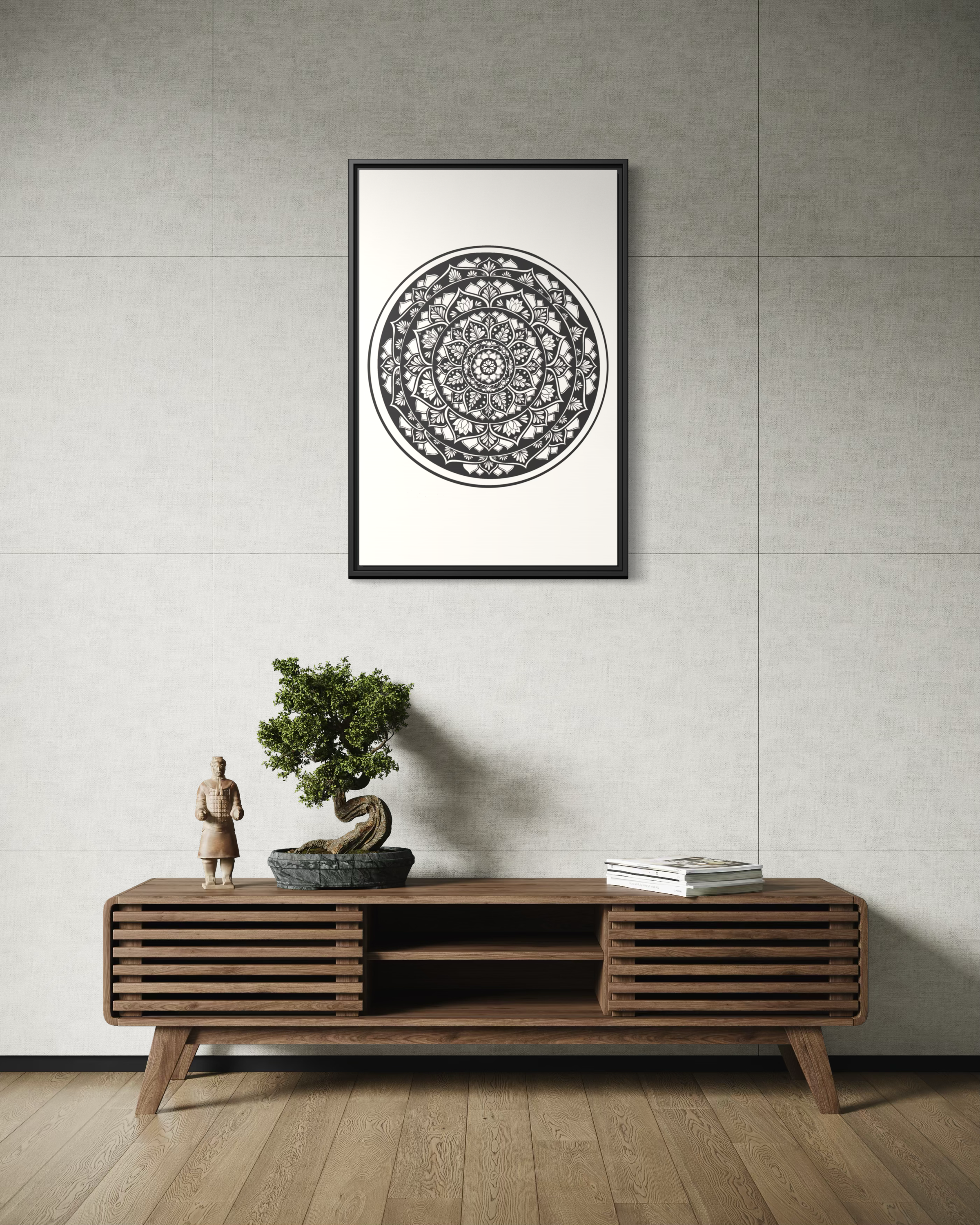 Framed Canvas Mandala | THE ART OF STILLNESS