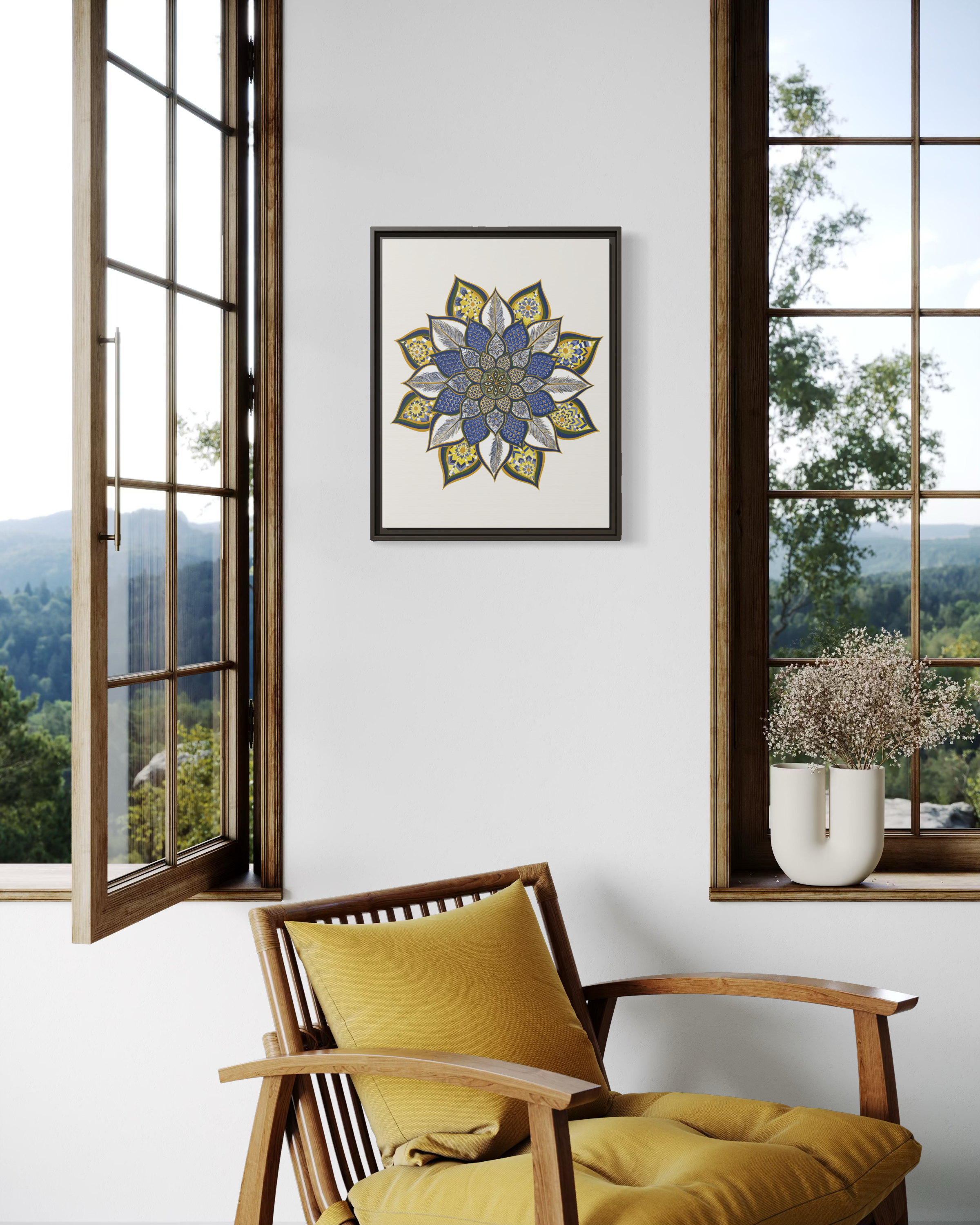 Framed Canvas Mandala | THE ART OF FAITH