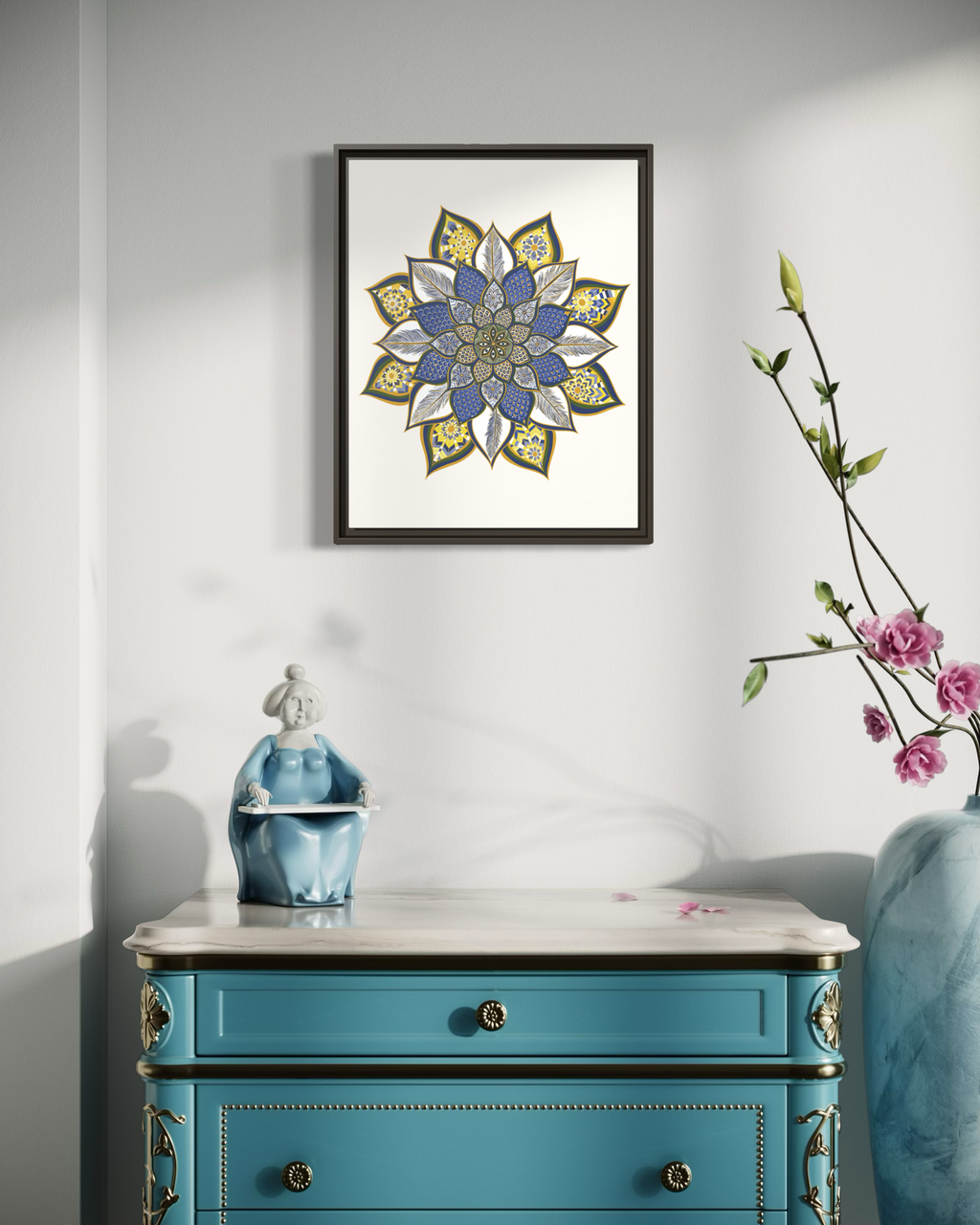 Framed Canvas Mandala | THE ART OF FAITH