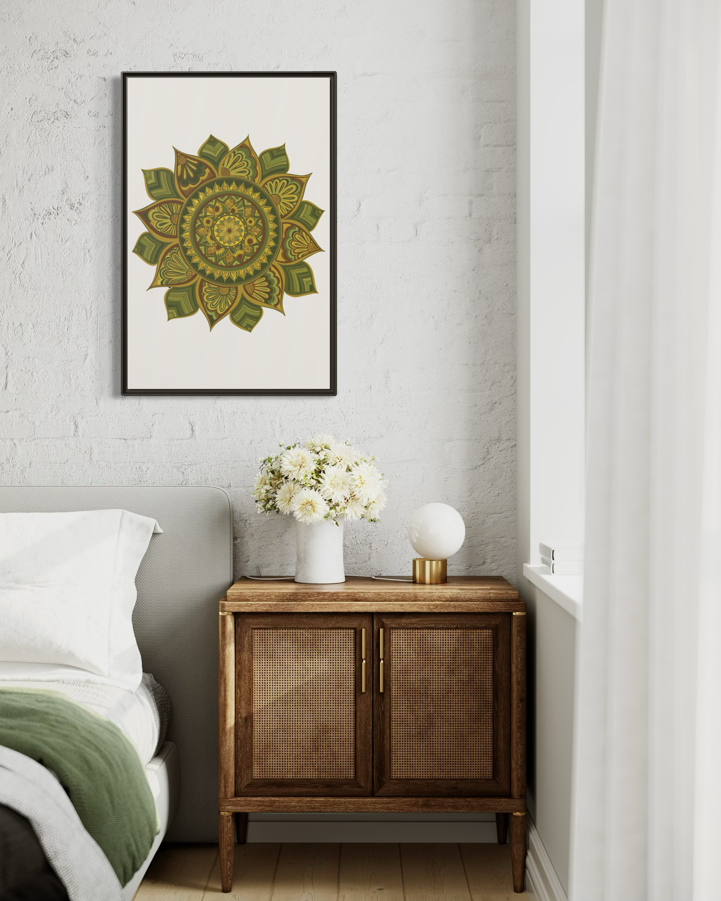 Framed Canvas Mandala | THE ART OF LOVE