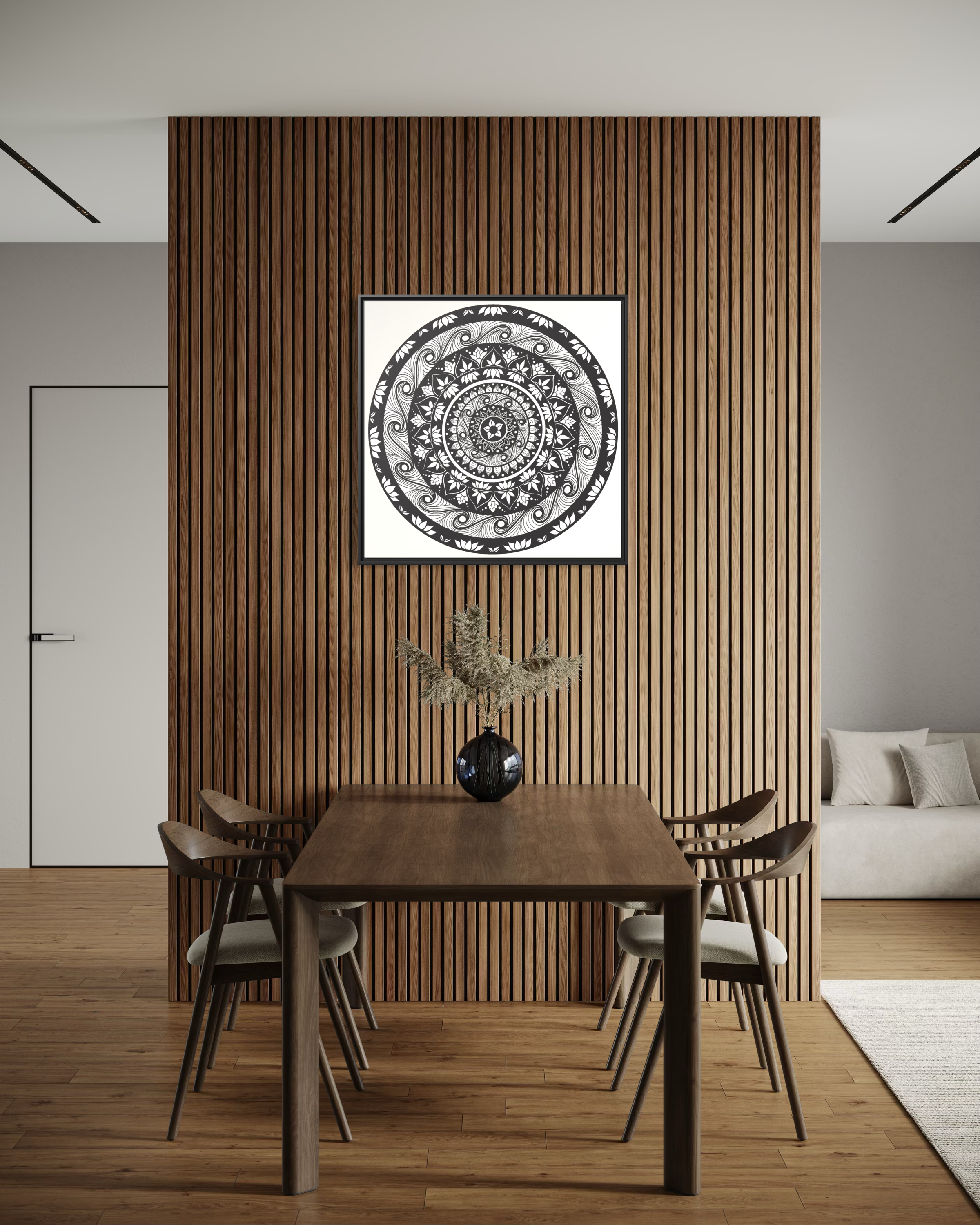 Framed Canvas Mandala | THE ART OF RETURNING HOME