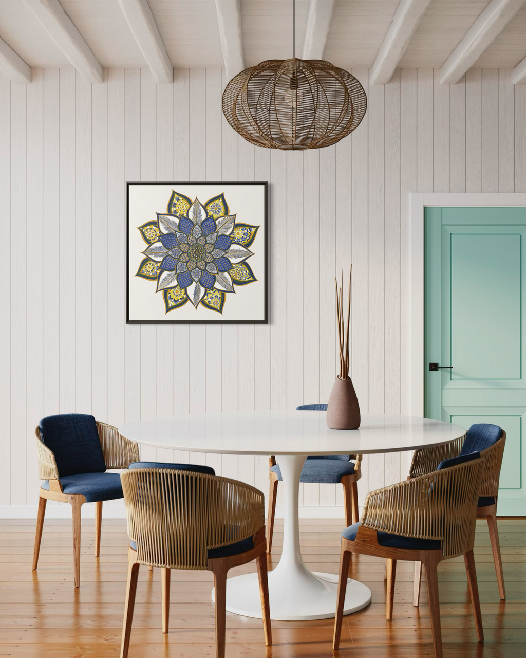 Framed Canvas Mandala | THE ART OF FAITH