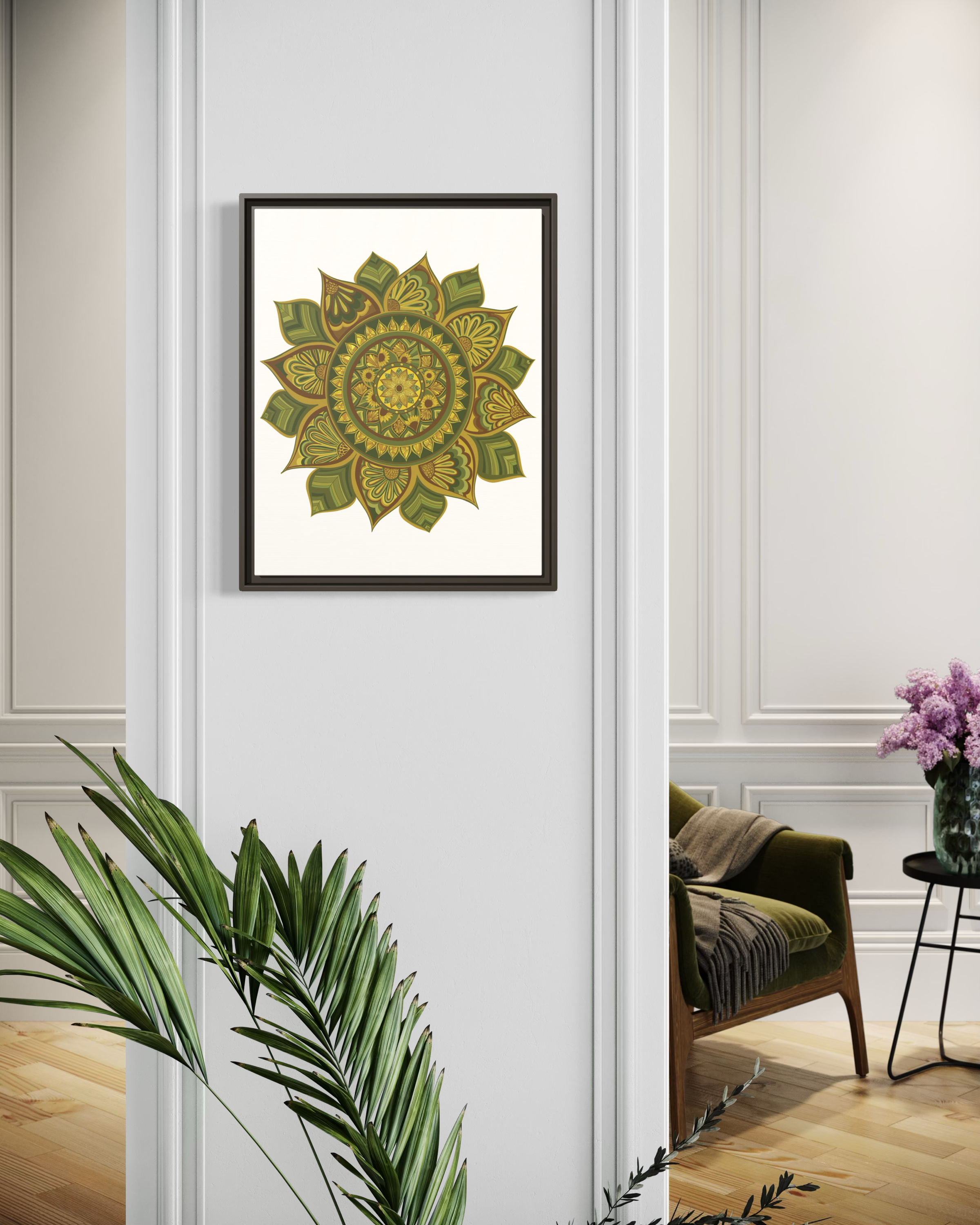 Framed Canvas Mandala | THE ART OF LOVE